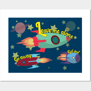 Passive aggressive Space Rockets Posters and Art